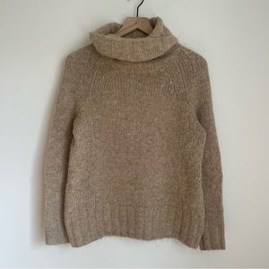 BABATON The Group Aritzia Alpaca Blend Camel Tan Turtleneck Sweater Size XXS
